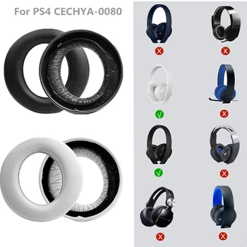 W3JB Poyatu CUHYA-0080 Earpads Za Sony - Zlato Brezžične Slušalke 2018 Slušalke PS4 Zamenjava zatakne ob slušalko Uho Pad Blazine