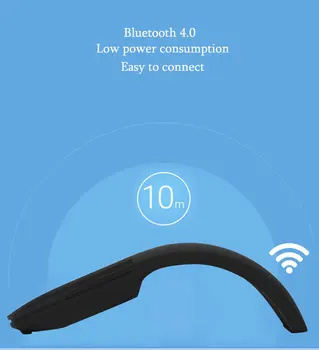 Bluetooth 4.0, Zložljivi Brezžično Miško Arc Touch Roller Računalnik Tiha Miška Ergonomske Slim Laserski Mini Miške Za Microsoft Surface