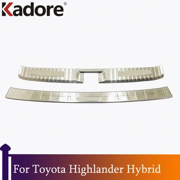 Za Toyota Highlander Hibridni 2021 2022 Iz Nerjavečega Jekla Zadnji Odbijač Zaščitnik Odreži Rep Trunk Izvažajo Plošča Pokrov Avto-Styling