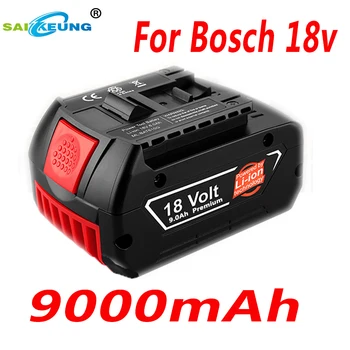 18650 Polnilna Litij-Ionska Baterija 18V 9000mah Zamenjava Bosch 18V Strokovno BAT609 BAT610 BAT618G BAT619 9Ah Baterija
