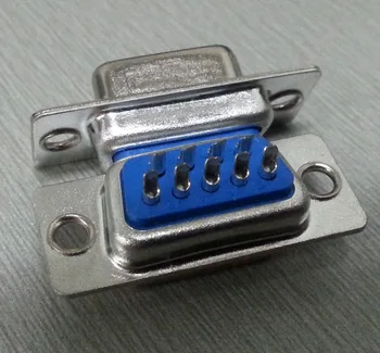10pcs DB9 ženski vtičnice Priključite priključke 9pin RS232 (COM socket adapter RS232 serijski priključek