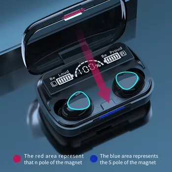 TWS Bluetooth 5.1 Slušalke 3500mAh Polnjenje Box Brezžične Stereo Slušalke Športne Nepremočljiva Čepkov Slušalke Z Mikrofonom