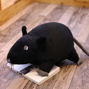 Simulirani 3D Miš Podgana Živali Mehki Pliš Lutka Igrača Kavč Kavč Dekor Novo Leto Darilo