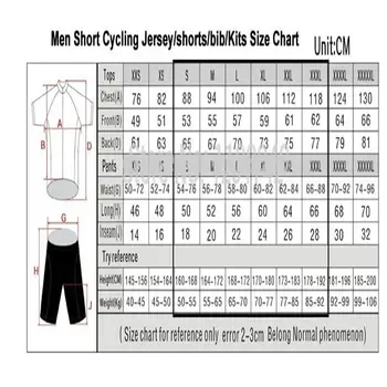 Boestalk prikrivanje bike team kolesarski oblačila za moške poletne kratka sleeved hitro sušenje, dihanje gel blazina trak hlače
