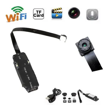 Brezžični Drobne IP WIFI, Mini DIY Audio Video Kamera, Mikro-DVR