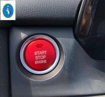 Yimaautotrims Auto Pripomoček Za Zagon Motorja Stop Tipka Tipka Luknjo Preklopite Pokrov Trim Za Mazda 3 Limuzina Hatchback 2017 2018