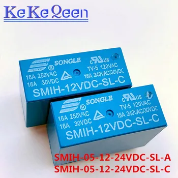 SMIH-05VDC-SL-C SMIH-12VDC-SL-C SMIH-24VDC-SL-C 05 12 24 V Releji 16A 250V 8pin skupina običajno odpirajo Nove in Originalne