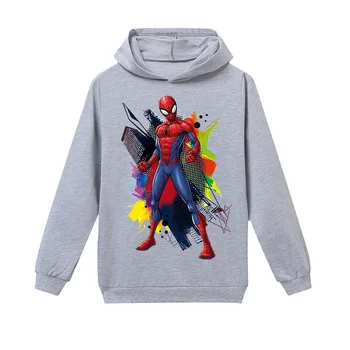 Marvel Otroški Sweatshirts Fantje Spiderman Hoodies Majica za Otrok Dekle Krpo Vroče Film Številke Suknjič Hip Hop Risanka Streetwer