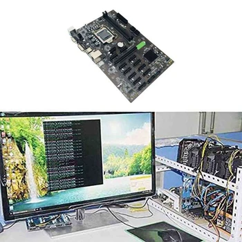 B250 BTC Rudarstvo Matično ploščo s SATA Kabel+Switch Kabel LGA 1151 DDR4 12XGraphics Reža za Kartico USB3.0 za BTC Rudar Rudarstvo