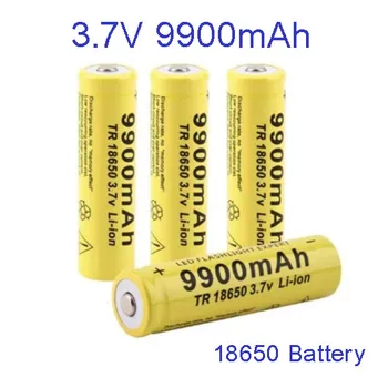 Batería recargable 18650 de 3,7 V 9900mah 18650 9900mAh 3,7 V Envío Gratis descarga de LED