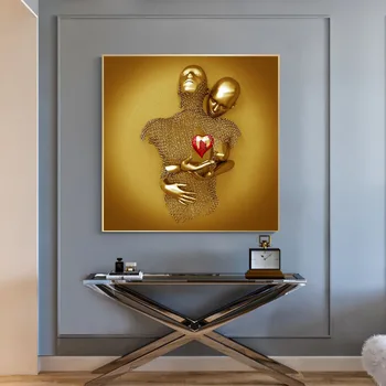 Zlati Slika, Kip Platno Slikarstvo Ljubimec Kiparstvo Plakatov in Fotografij Stenskih slikah, za Dnevni Sobi Doma Dekor Hotel Cuadros
