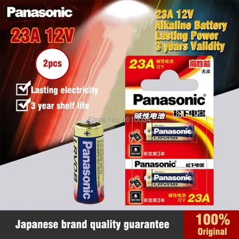 2pcs/veliko Novih Original Panasonic 23A 23A 12V Ultra Alkalna Baterija/Alarm Baterije A23