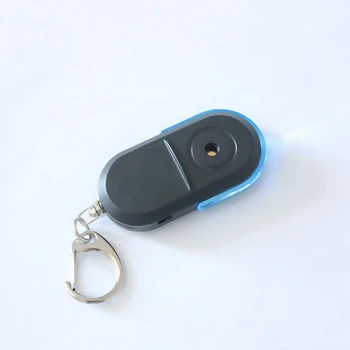 Anti-izgubil Avto Keychain Finder LED Svetlobe Utripajoča Obesek Auto Vozila Keyring Ključnih Verige s Piščalko Senzor Notranje opreme