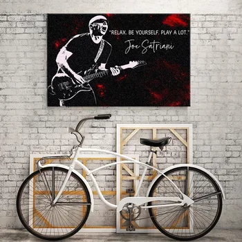 Platno, Tisk Joe Satriani Plakat Dekorativne Slike Sodobne Wall Art Poslikave Doma Dekor Brez Okvirja
