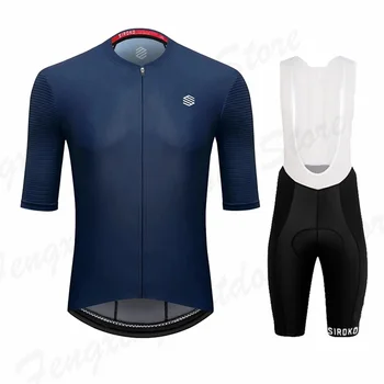 2022 Moških SIROKO Kolesarski Dres Pro Team Poletje Kratek Rokav Majice Oblačila Ropa Ciclismo Hombre Bycicle MTB hlače, Hlače z Oprsnikom Maillot