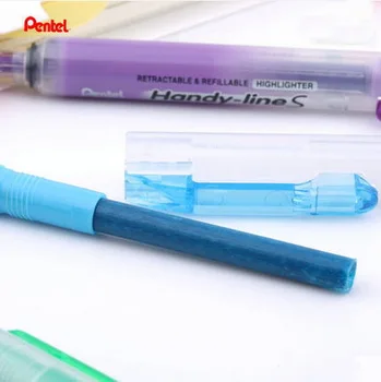 1pc Pentel Surligneur Priročno Skladu S SXS15 Pritiskom Slog Označevalnik Pero Zložljive Neon Pero 6 Barv