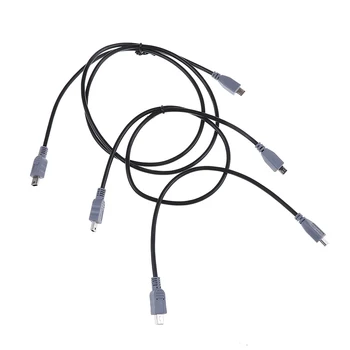 1pc 25/50/100cm Mini USB Tip B Moški-Micro B Moški 5 Pin Pretvornik OTG Vodi Podatkovni Kabel