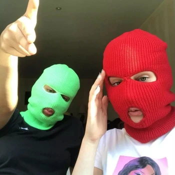 2021 Balaclava Masko Pozimi Klobuk Zajema Neon Maske Zelena Halloween Kape Za Stranke, Motorno Kolo, Kolo Ski Kolesarjenje Maske Bonnet