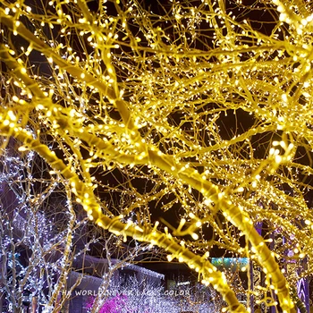 Božični Luči na Prostem 10M 20M, 30M Led Pravljice Niz Lahkih 8 Načini Počitnice Razsvetljavo Garland za Vrtno zabavo Poroka Dekoracija