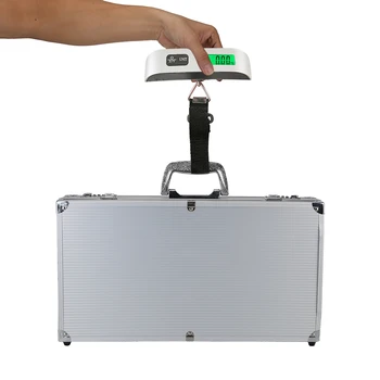 Mini Digital Prtljage Obsega Elektronskih obsega Steelyard Teža Bilance kovček Potovalna torba Visi Obsega Žep Digitalne Lestvice