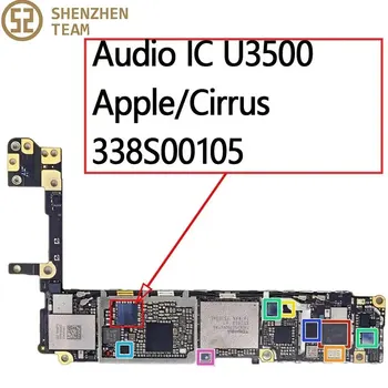 SZteam Avdio IC Codec 338S00105 big avdio IC U3101 za iPhone 6S 6SP 7 7P IC Žetonov Prenovljen & Reballed