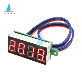 0.36 Palčni LED Digitalni Voltmeter DC 0-Napetost 100V Meter Auto Avto Mobilne Moč Napetost Tester Detektor Rdeča Zelena Modra