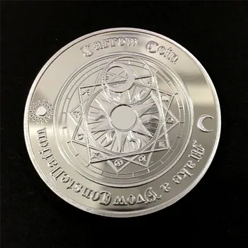 Tarot Vedeževanje Zbirka Umetnost Darila Zlitine Spominek Pozlačen Metal Kovanec Antik Imitacija