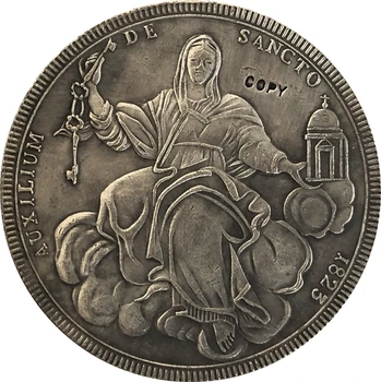 Italijanski članice 1823 1 Scudo - Leo XII Sede Vacante kopijo kovancev