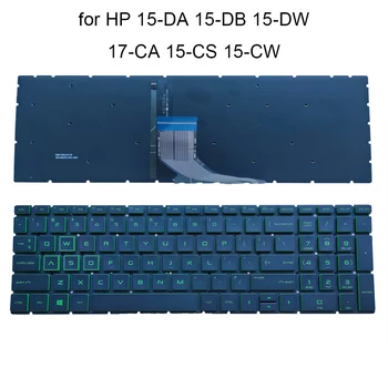 Angleški laptop če je Tipkovnica za HP 15-DA 15-DB 15-CX 15-CS 15-DK 15-DF 15-CR 17-CA 250 255 G7 NAS zamenjava tipkovnice svetlobe