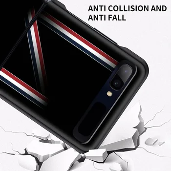 Telefon Primeru Za Samsung Galaxy Ž Flip3 5G ž flip Cover Trdo Lupino Black Fundas PC par Tom Brown