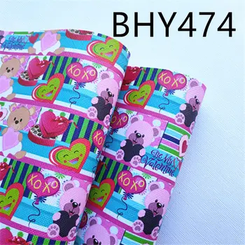 19*30 cm velikost Valentine tiskanja sintetičnih usnje, tkanine za DIY lok materiala BHY474