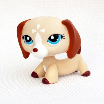 LPS MAČKA Littlest pet shop Bobble glavo igrače Redkih Živalskih JAZAVIČAR 1491 srčkan Beli pes, z modrimi očmi, prvotno igrače za otroke