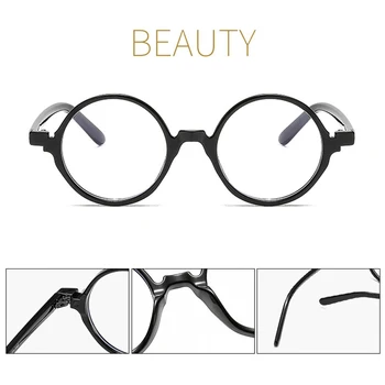 Elbru Osebno Krog Očal Okvir Ultralahkih Anti-modra Svetloba Jasno, Leče Očala Klasičnih Navaden Očala Za Moške, Ženske
