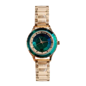DACR nov slog modne ženske jekla pasu watch lomom diamond ogledalo študenta Zelena Vijolična Aparat za zapestne ure do leta 2020