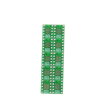 10pcs Umax SOP23, Da DIP10 Pinboard SMD DIP Adapter Ploščo 0,5 mm/0.95 mm Do 2.54 mm DIP Pin PCB Board Pretvori SOT23 SOP10 MSOP10