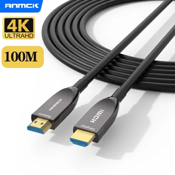 Anmck 4K HDMI vhod za Optični Kabel Podporo ARC (3D HDR V2.0 18Gbps 4K@60HZ HDMI Kabel Za TV Box Projektor PS4 HDMI Preklopnik