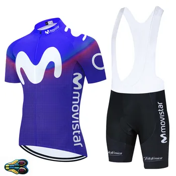 2021 Ekipa MOVISTAR Kolesarjenje 20 D, Nastavite Jersey Bike Wear Ropa Ciclismo Mens Hitro Suho, Kolesarska Oblačila, Kratke Maillot Culotte