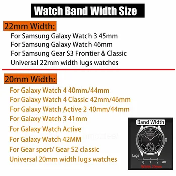 2nahrbtnik Visoke kakovosti Pravega Usnja jermenčki Za Samsung Galaxy Watch 4 40/44/ Classic 42/46mm Zamenjajte Zapestnica Pašček za Zapestje