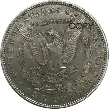 Nevezane držav Amerike 1900 o 1 En Dolar Morgan Dolarjev Cupronickel Silver Plated Kopijo Kovancev