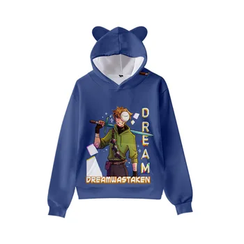 DreamWasTaken Hoodie za Fante, Dekleta Majica Sanje Ztm Merch Oblačila Otrok Kawaii Mačje Uho Otroci Hooded Anime Cosplay Oblačila