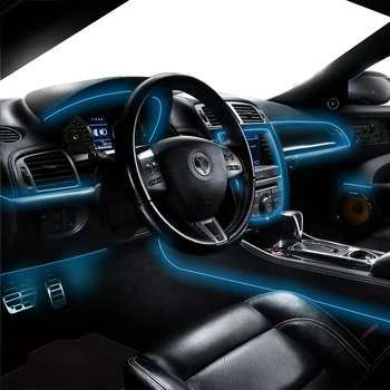 Avto LED Luči USB Notranje Vzdušje Trak Svetlobe za HONDA Civic Type R S Hatchback Soglasju Odyssey CRV FIT Dodatki Notranjost