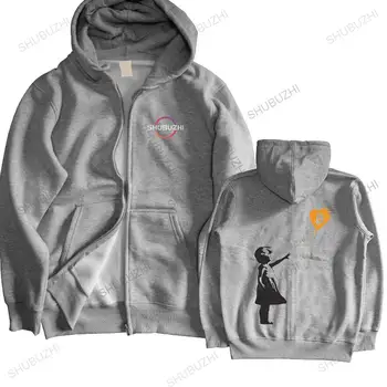 Balon Dekle jakno za Moške Bombaž hoody Moda Harajuku majica Vrhovi Banksy Ljubi Bitcoin puloverju Slim Fit, Oblačila Merch