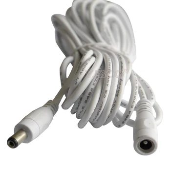 0,5 m 1m 2m 3m 5m 5.5 X 2.1 mm DC priključek za kabel DC Vtič z razširitvijo žice DC ženski in Moški Jack adapter