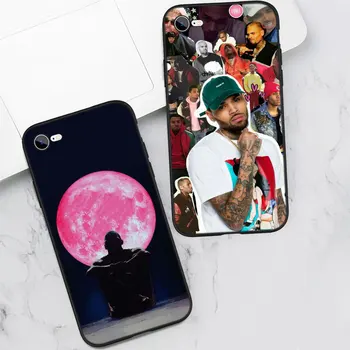 TA15 Chris Brown Mehko Silikonsko Ohišje za iPhone 5s 5 6 6s 7 8 Plus MP X XR XS Max 11 12 Max Pro Mini