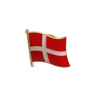 Danska Nacionalna Zastava broške Kristalno Epoksi Emajl Kovinsko Značko Barve Broška Spominek bo Ustrezala osebnost Priložnostni