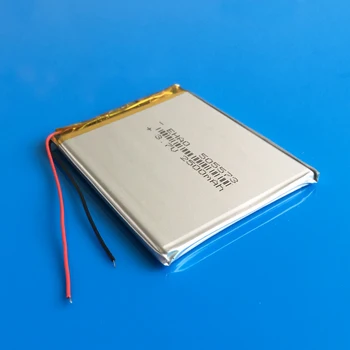 505573 3,7 V 2500mAh litij-polimer Lipo baterijo za ponovno polnjenje za GPS DVD PDA PAD moč banke, e-knjige, kamere, tablični računalnik 5*55*73mm