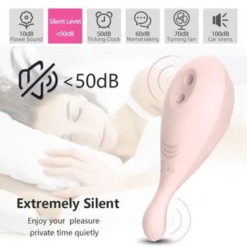 Vibrator Za ženske Intimno Nastavek Dvojni Sesanju Magnetni Polnjenje Varno Silikona, G-spot Stimulacije Sex Igrače za Odrasle