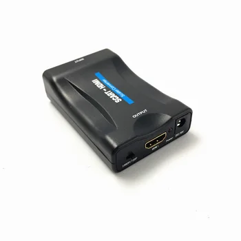 SCART do 1080P HDMI Audio Converter Scaler Polje w/Kabel USB HDTV HD Zaslon
