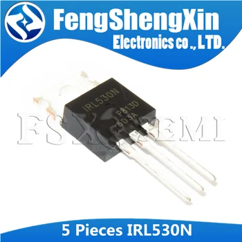 5pcs IRL530NPBF TO-220 IRL530N IRL530 TO-220 Moč MOSFET