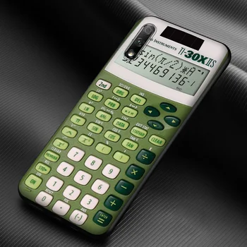 GX195 Retro Svojevrstno Kalkulator Ohišje za Samsung A02 A03S A12 A22 A32 A52 A72 A82 S21 Fe Quantum 2 M02 4G 5G